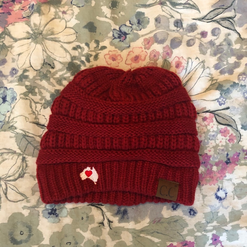 Red CC Australia Beanie